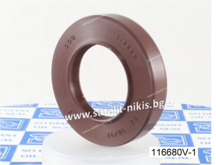 Oil seal AS (TC) 10x18x7 Viton SOG/TW