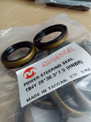 Oil seal  TB4Y 28x38.3x7.5 HNBR MARVEL/TW , for steering , BP6494E