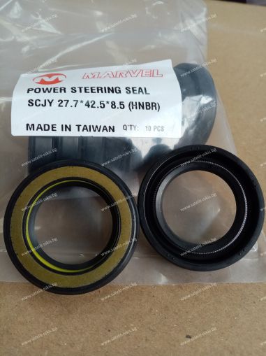 Oil seal  SCJY (CNB1)  27.7x42.5x8.5  HNBR MARVEL/TW  , for steering ,BP3296F