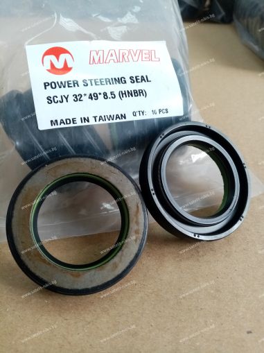 Oil seal  SCJY (CNB1)  32x49x8.5  HNBR MARVEL/TW  , for steering of Infiniti QX4 1996-2000; Nissan Pathfinder V6 3.5L 1996-2005,BP4308F