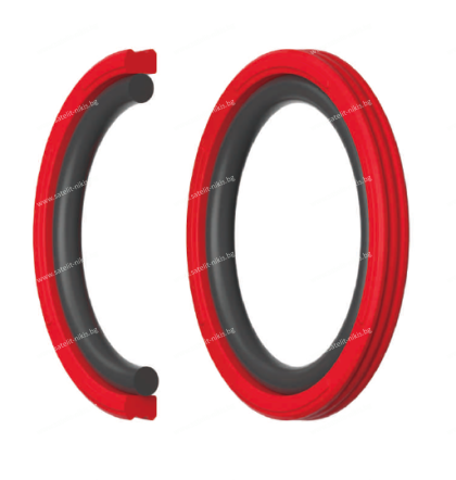 Hydraulic piston seal PG-45 45x34x4.2 PU98+NBR70 up to 350 bar KVK/China