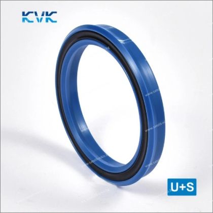 Hydraulic rod seal U+S 80x100x12 PU93 + X-ring NBR70 up to 350 bar KVK (over 200 bar with backup ring) KVK/China