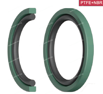 Hydraulic piston seal  PG-110A 110x89x8.1 PTFE+ bronze+NBR70 до 400 bar KVK /China