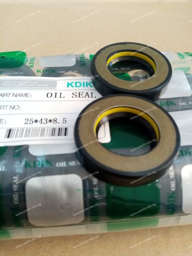 СЕМЕРИНГ SCJY (CNB1) 25x43x8.5 NBR KDIK/China , за кормилно управление 