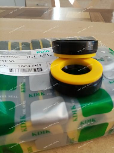 Oil seal  SCJY (GNB7) 22x39.4x10/12.5 NBR KDIK/China , for steering of DAEWOO Matiz 1998-2004  