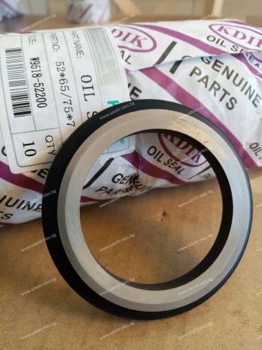 Комплект плаващо уплътнение 52x65/75x7 NBR KDIK/China ,  Kubota W9518-52200,W9518-52201 ,W9518-52202, 5-08-129-02