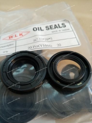 Oil seal  SC (A) 17x29x5 NBR WLK/TW, for HONDA 91203-035-000