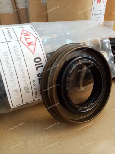Oil seal TB5 35x62.6x10.4/17 NBR WLK/TW, for rear axle of Ford CV6W-4B416-AC,CV6Z-4B416-A,CV6W-4B416-AA,CV6W-4