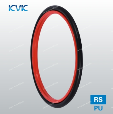 Хидравличен уплътнител за прът RS 55х65.7х4.2 PU98 + NBR70  до 350 bar KVK/China