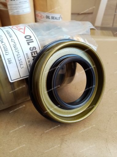 Семеринг HTB59R 42x76/83x13.5/21.3 NBR WLK/TW, за диференциал на NISSAN 38189-C7123   