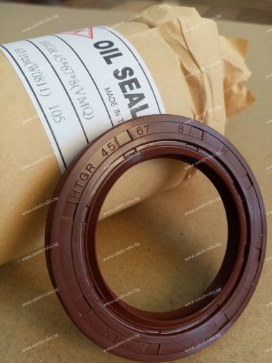 Семеринг HTGR 45x67x8 R Silicone WLK/TW , за колянов на MERCEDES-BENZ 0109970947,0109973347    