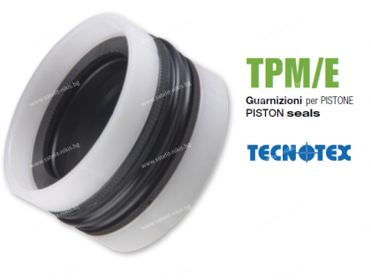 Хидравлично уплътнение за бутало TPM/E 80x60x25 NBR+TPE+POM до 350  bar GUARNITEC/Italy