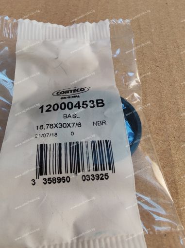 СЕМЕРИНГ BASL 18.78x30x7/6 NBR 12000453B CORTECO , DANA 51726 ,JCB 90408200