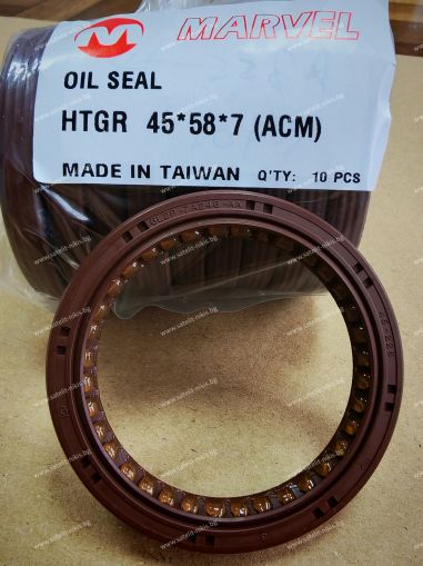 СЕМЕРИНГ  HTGR 45x58x7 ACM MARVEL/TW , за колянов вал на FORD,LINCOLN 6L2P-7A248-AA,6L2Z-7A248-AA 