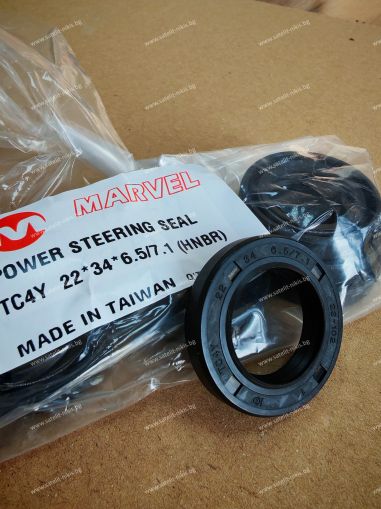 Oil seal  TC4Y 22x34x6.5/7.1 HNBR MARVEL/TW , for steering 