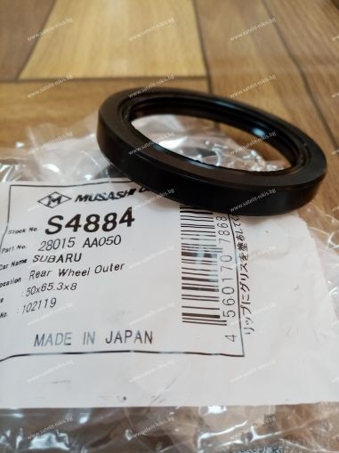 Oil seal UES-S 50x65.3x8 Musashi/Japan , for rear wheel hub of SUBARU 28015 AA050 ,S4884