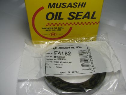 Oil seal TB (BS) 50x75x9 NBR Musashi/Japan , for rear wheel hub of Mitsubishi MB664612 ,F4182
