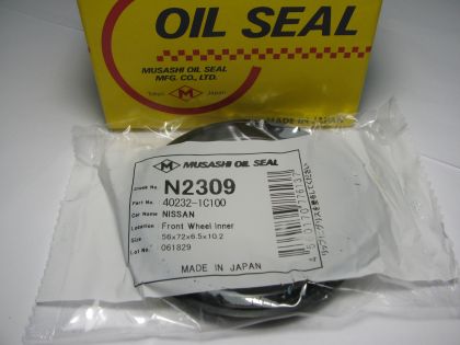 Oil seal UDS-59 56x72x7/10.2 NBR Musashi/Japan , for wheel hub of Nissan 40232-1C100 ,N2309  