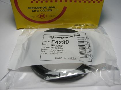 Oil seal UES-9  (TC9) 63x81x7.5/11.5 Musashi/Japan , for front wheel hub of Mitsubishi  MB922062 ,F4230   