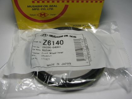 Oil seal SES (OTB) 64x82x7 NBR Musashi/Japan , for front wheel hub of Suzuki  09286-64001 ,Z6140 