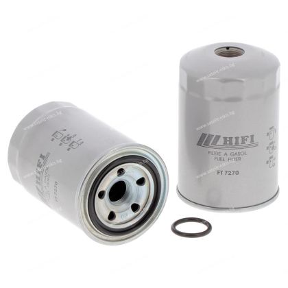 Fuel filter FT 7270 HIFI FILTER for DAIHATSU,HITACHI,KAWASAKI,KIA,MITSUBISHI,YANMAR MARINE