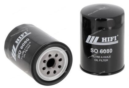 Oil filter SO 6080 HIFI FILTER за AICHI,CASE,CATERPILLAR,FIAT HITACH,FIAT KOBELCO,HYUNDAI,ISUZU,JCB,KOBELCO,KOMATSU,MANITOU,NEW HOLLAND,SUMITOMO,TCM