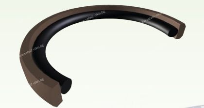 Hydraulic piston seal GER 0500  50x39x4.2 PTFE+ bronze+NBR70 up to 600 bar GUARNITEC/Italy