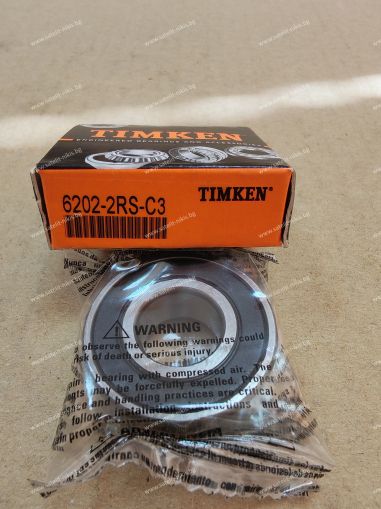 Лагер 6202-2RS-C3 ( 15x35x11 ) TIMKEN/USA , колело на HONDA: 91051-KEB-G01;KAWASAKI: 92045-S036;KTM: 625062027; POLARIS: 3514464; SUZUKI: 08113-62027; YAMAHA: 93306-20204