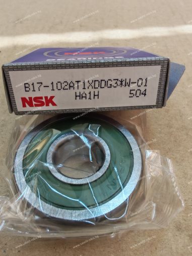 ЛАГЕР  B17-102AT1XDDG3 (17x47x14)  NSK/JAPAN , за алтернатори BOSCH,DENSO,HITACHI,VALEO, Toyota 90099-10142,SUBARU ,23721-AA070,CITROEN 5725G8,CASE 2991636,VW 0289033221N