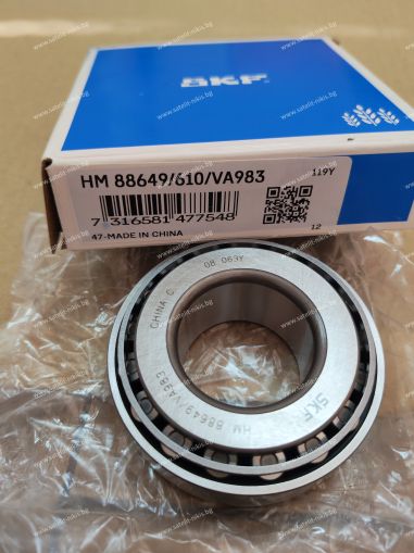 ЛАГЕР  HM88649/610/VA983  (34.925x72.233x25.400 ) SKF/Sweden , CASE-IH 131312C1, 81379R1, JOHN DEERE AR94761,,JD8257, NEW HOLLAND 83933877, 83961654