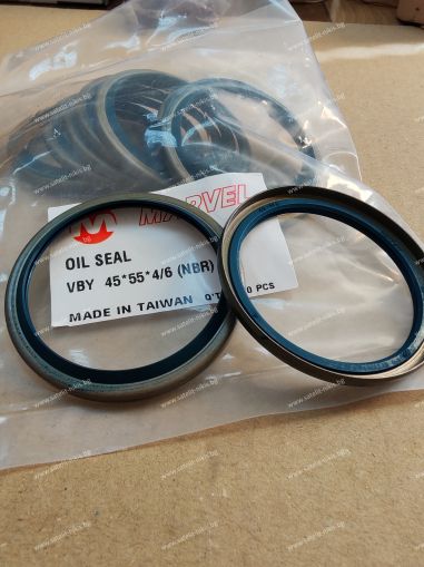 Oil seal  VBY 45x55x4/6 NBR Marvel, JOHN DEERE R217611
