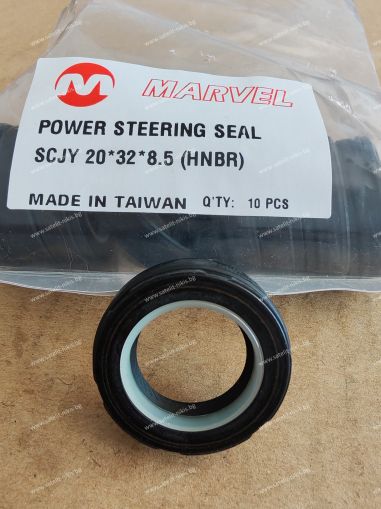 Oil seal  SCJY (CNB) 20x32x8.5 HNBR MARVEL/TW , for steering