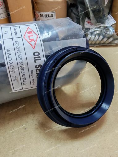 Семеринг KCF59Y 55x78x10/16.9 с кече Silicone  WLK/TW , за колянов вал на HYUNDAI,MITSUBISHI 21321-45000