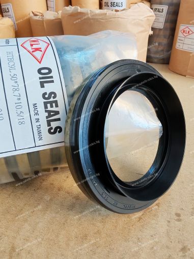 Oil seal  HTBC9L 50x78.7x10.5/18 NBR WLK/TW , for transfer case of INFINITI,NISSAN 38189-4BA0A