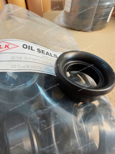 Solenoid valve seal  SCYI 24x40x7.3/15.5 NBR75 WLK/TW , MG 12593717   