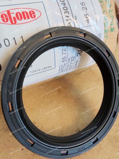 Семеринг HTCR 55x72x9 R ACM  STONE/Japan, за колянов вал предна страна на двигател  YANMAR 119934-01800,129795-01800, STONE JF-H6011   