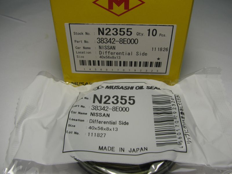 Oil Seal U S 89S 40x56x8 13 W NBR Musashi N2355 Automatic Transmission 