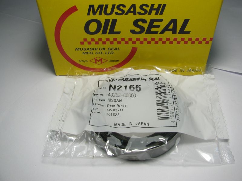 Oil seal ACS-S 42x65x11 NBR Musashi N2166, rear axle ofNissan OEM 