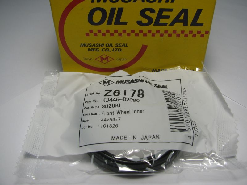 Oil seal AS 44x54x7 NBR Musashi Z6178,front axle на Suzuki OEM 