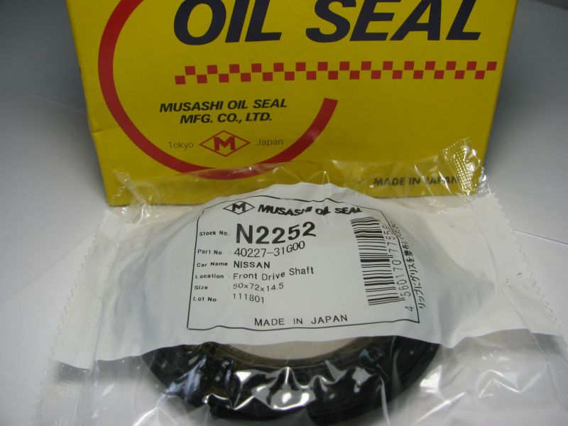 Oil seal YCS-S 50x72x14.5 NBR Musashi N2252, differetial front of 