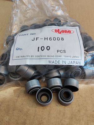 Valve Stem Seal 6.5x14.6x7.5/9.5 FKM STONE/Japan , for engines Yanmar 121400-11340 , STONE JF-H6008