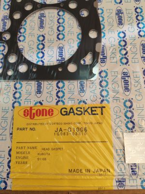 Cylinder head gasket  JA-G1006 STONE/Japan , for engines Kubota 1G063-0331-0,1E038-0331-0