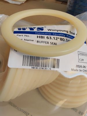 Buffer seal HBI 63.12x80.34x4.78 PU95 WYS/Korea, up to 350 bar, Caterpillar 3Y-8949