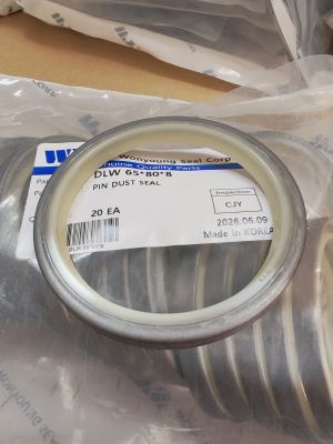 Метален чистач DLW 65x80x8 PU95 + студеновалцувана стомана WYS, KOMATSU 417-09-11110,424-09-12310