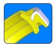 Double acting metal wiper   DKBW 25x37x6/9 PU95 + SPCC WYS/Korea, KOMATSU 07016-00256,707-56-25510,VOLVO 9564-20250