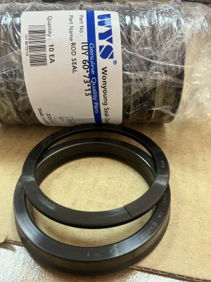 Hydraulic rod seal kit IUY 70x83x13 NBR85 + PA(Polyamide) + MoS₂+Y7116 WYS/Korea, up to 300 bar, Komatsu 707-51-60030, 707-51-60060, 707-51-60211