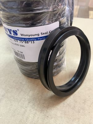 Hydraulic rod seal kit IUY 75x88x13 NBR85 + PA(Polyamide) + MoS₂+Y7116 WYS/Korea, up to 300 bar, Komatsu 707-51-75030, 707-51-75211