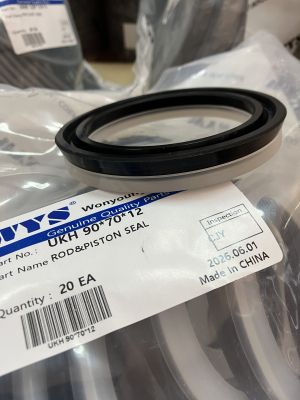 Hydraulic piston seal UKH 90x70x12 polyamide (PA)+ NBR70 WYS, up to 210 bar ,Komatsu 154-63-42373