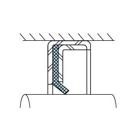 Семеринг  VAJ 53.98x67.5x6.35 мед + PTFE Marvel,  KOMATSU 6162-13-6440