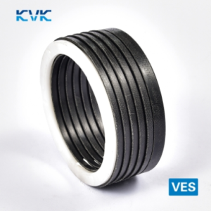 Хидравличен уплътнител за  прът VES 32x44x25 NBR fabric  7 елемента, до 400 bar KVK/China